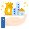 Financial loan concept